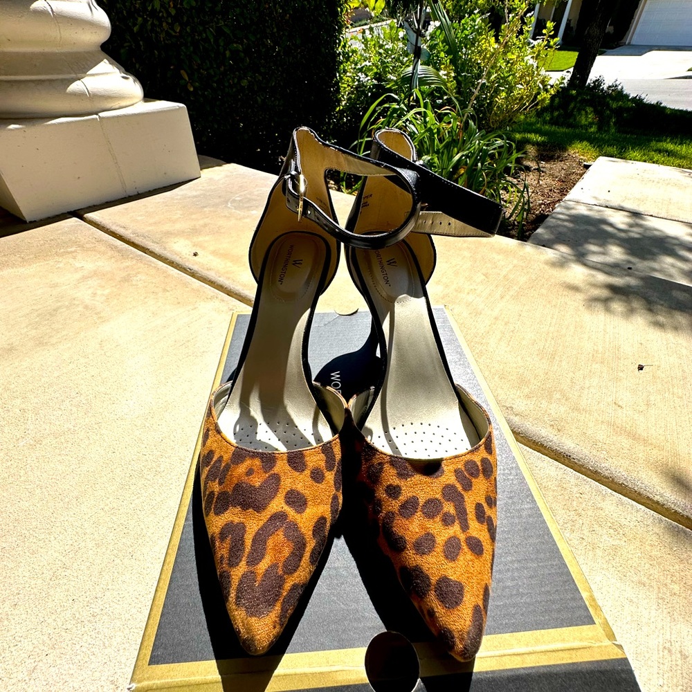 Leopard heels
